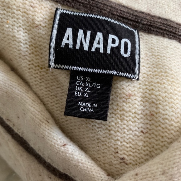 ANAPO lambswool ivory sweater - Picture 2 of 3